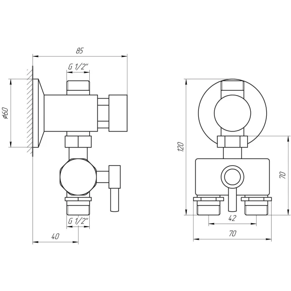 Смеситель-дозатор для душа TREMOLADA ТREMO-468MIX