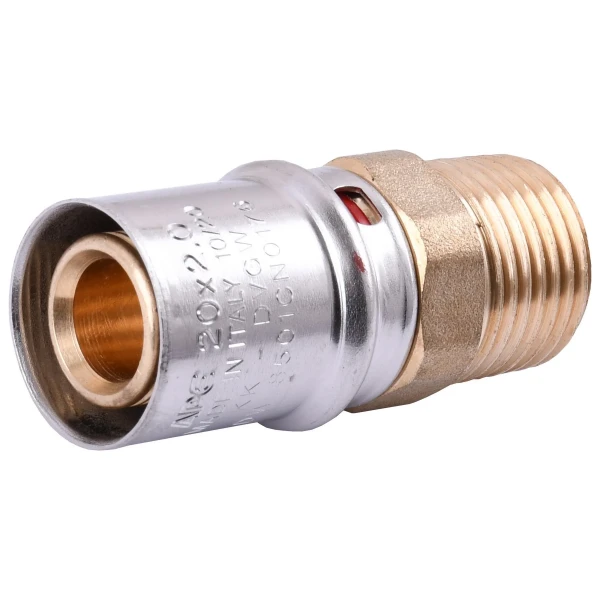Муфта с наружной резьбой пресс APE ITALY AP 101 1/2″х20