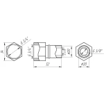 Муфта с внутренней резьбой пресс APE ITALY AP 102 3/4″х20