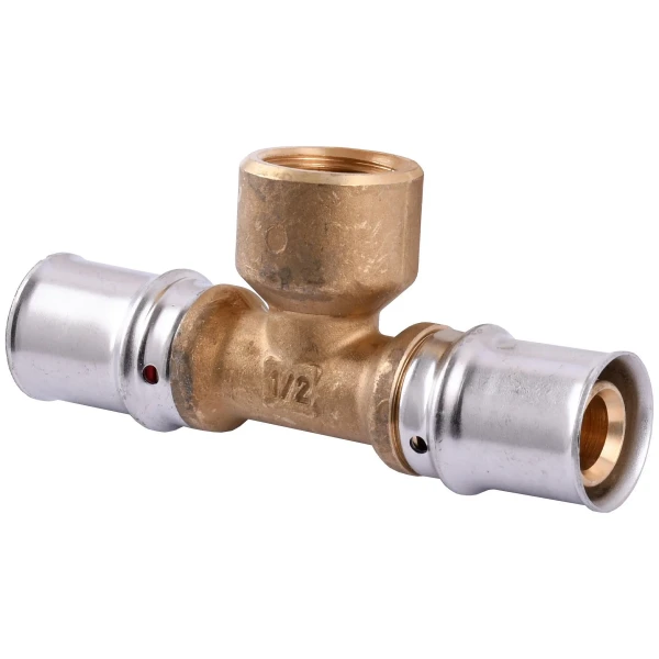 Тройник с внутренней резьбой пресс APE ITALY AP 132 20х1/2″х20