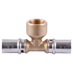 Тройник с внутренней резьбой пресс APE ITALY AP 132 16х1/2″х16