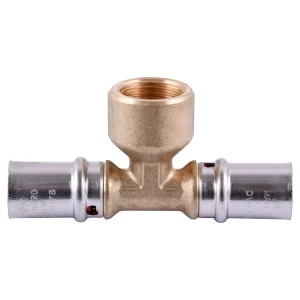 Тройник с внутренней резьбой пресс APE ITALY AP 132 16х1/2″х16 Тройник с внутренней резьбой пресс APE ITALY AP 132 16х1/2″х16