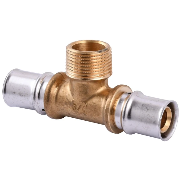 Тройник с наружной резьбой пресс APE ITALY AP 133 20х3/4″х20