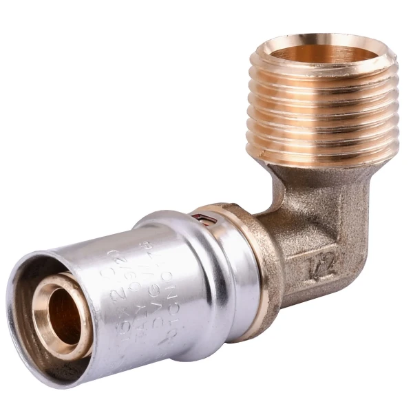 Уголок с наружной резьбой пресс APE ITALY AP 153 1/2″х16