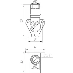 Уголок с ушками APE пресс ITALY AP 154 1/2″х20