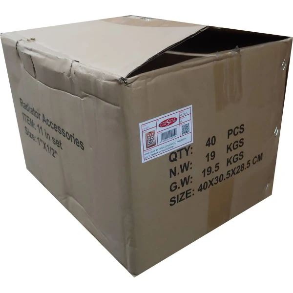 Комплект футорок секционного радиатора CRISTAL NR-2013 1/2″с 2-кронштейнами (HT 405)
