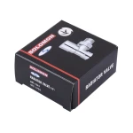 Кран вентильний з американкою1/2″ кутовий п/ключ CHROM Art. 1844 Solomon