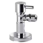 Кран полуоборотный угловой с цангой SOLOMON 1/2″х 3/8″ Lazer 7076 ( 2 шт.)