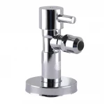 Кран полуоборотный угловой с цангой SOLOMON 1/2″х 3/8″ Lazer 7076 ( 2 шт.)