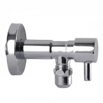 Кран полуоборотный угловой с цангой SOLOMON 1/2″х 3/8″ Lazer 7076 ( 2 шт.)