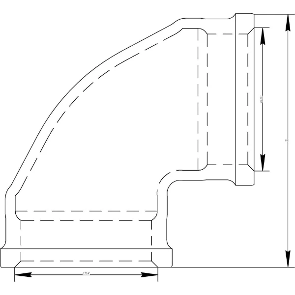 Угол VIEGA 3090  1 1/4″ ВВ (269210)