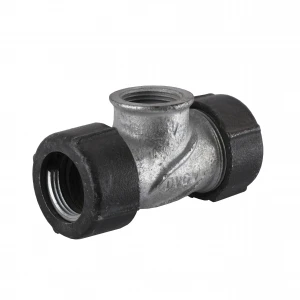 Соединение зажимное тройное 1 1/4″(Ø40мм)х1 1/4″В чугунное QТ Gebo