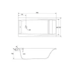 VIRGO Ванна 150x75