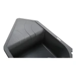 Гранітна мийка Globus Lux GARDA сірий металік 1000х500мм-А0003