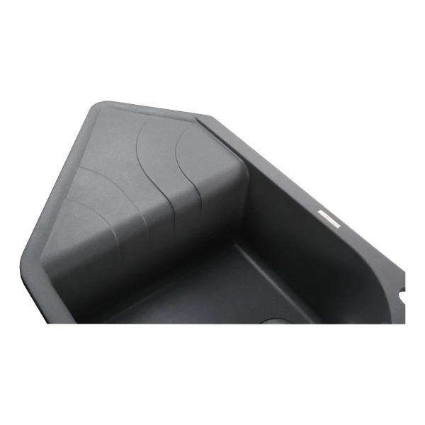 Гранітна мийка Globus Lux GARDA сірий металік 1000х500мм-А0003