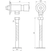 Кран-дозатор для пісуара Solomon GDU-102 (5202)