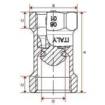 Клапан обратного хода воды ITAP 1″ BLOCK 101