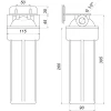 Посилена фільтр-колба для гар. води Bіо+ systems HT-10, 1/2″