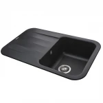Гранітна мийка Globus Lux OBER чорний 780х500мм-А0002