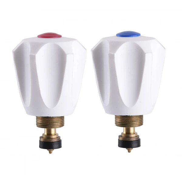 Комплект вентильних головок латунний М18х1 штампований з маховиком для ГВ и ХВ Б1395КМА VA