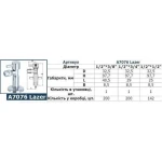 Кран напівобертовий кутовий SOLOMON 1/2″х3/4″ Lazer 7076 (2шт)