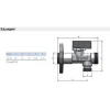 Кран кульовий кутовий ARCO 1/2″х 1/2″ DE705(750) AntiLime приборний ( 2 шт)
