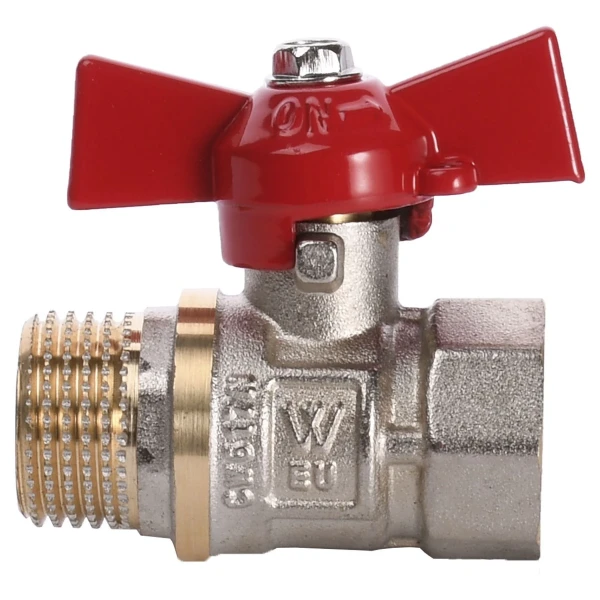Кран шаровый прямой WATER VALVE 1/2″ НВ КБ NV-V Q002