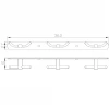 Планка з гачками Perfect Sanitary Appliances SP 8135