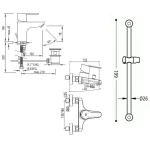 Набор смесителей TRES BM 13456780