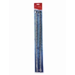 Шланг для смесителя Solomon (нерж.) М10х1/2″ 0,5м (HY6201 A+B)  ПАРА в блистере