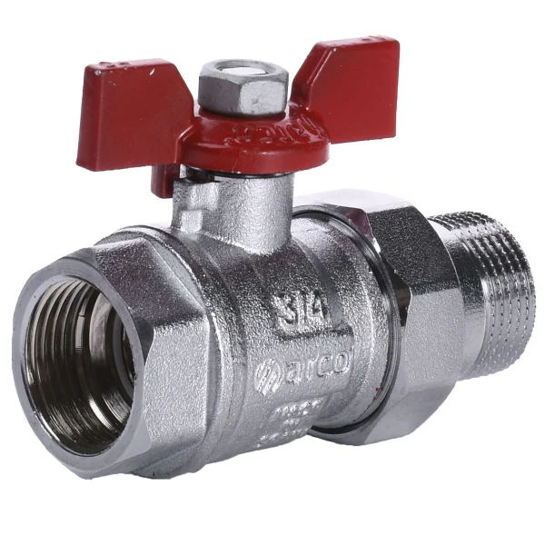 Кран кульовий прямий з американкою ARCO 3/4″ TURIA 0117408