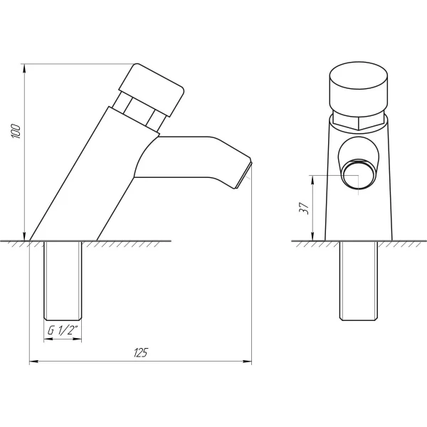 Кран-дозатор Tremolada ТREMO 451 для умивальника (Italy)