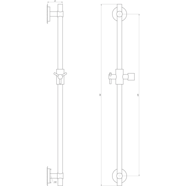 Душова стійка Dishi T1106-C