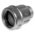 Соединение прямое зажимное с наружной резьбой DN50(59,5-63,8 мм) х 2″ AK AGAflex