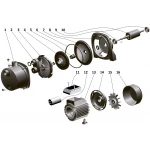 Насос відцентровий Optima JET150S 1,3кВт нержавійка