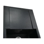 Гранітна мийка Globus Lux KOMO графіт 790х500мм-А0001