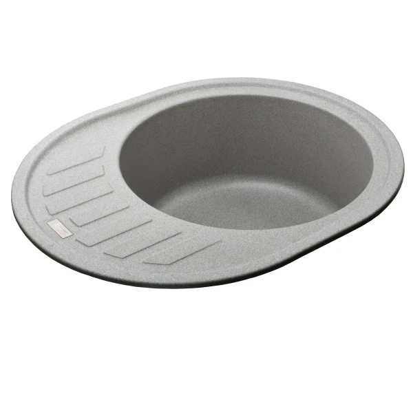 Гранітна мийка Globus Lux ARNO сірий камiнь 620x500мм-А0005