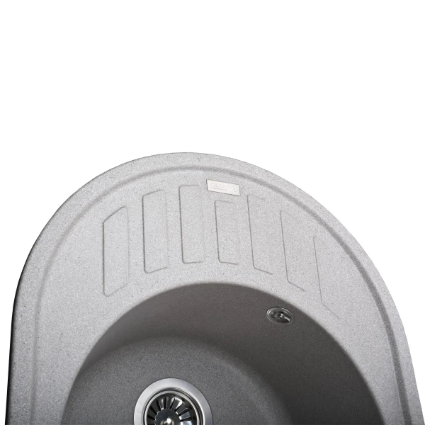 Гранітна мийка Globus Lux ARNO сірий камiнь 620x500мм-А0005