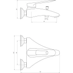 Смеситель для ванны CRISTAL Favorit GNFF-102