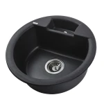 Гранітна мийка Globus Lux GURON графіт 480мм-А0001