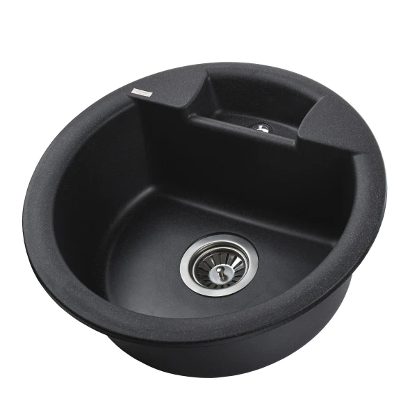 Гранітна мийка Globus Lux GURON графіт 480мм-А0001