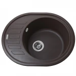 Гранітна мийка Globus Lux ARNO коричневий 620x500мм-А0006