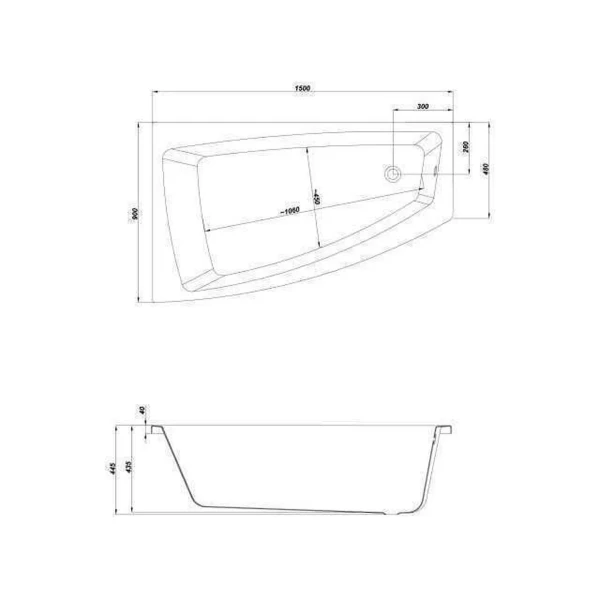 LORENA Ванна 150Х70