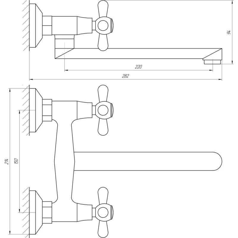Смеситель для кухни Globus Lux GB-SHARM-361-BR