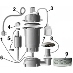Насос дренажный VOLKS pumpe QDX7-21 1,3кВт