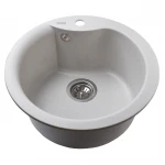 Гранітна мийка Globus Lux ORTA перлина 485