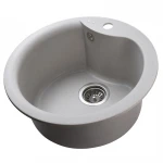 Гранітна мийка Globus Lux ORTA перлина 485