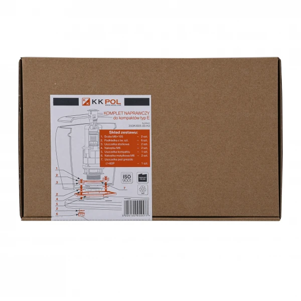 Ремкомплект для бака компакта K.K.POL тип Е, АКС/520(350/K/005-00-K0)