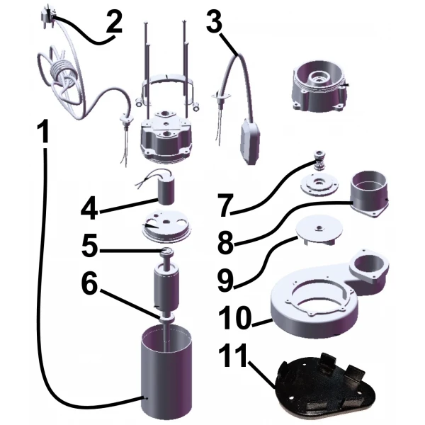 Насос фекальный Optima V550 0,55кВт