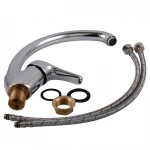 Змішувач для кухні Globus Lux Solly GLSO-0203S боковий латунь на гайці